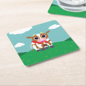 Reba the Cow Kartonnen Onderzetters (Schuin)