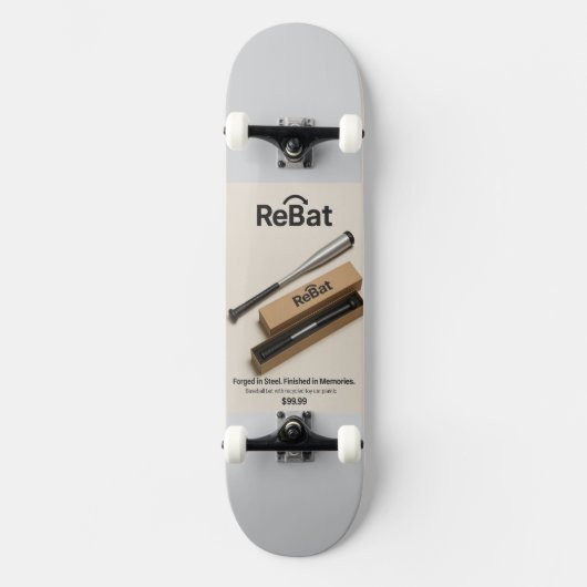 ReBat  Persoonlijk Skateboard (Voorkant)
