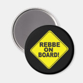 Rebbe aan boord magneet (Voorkant / Achterkant)