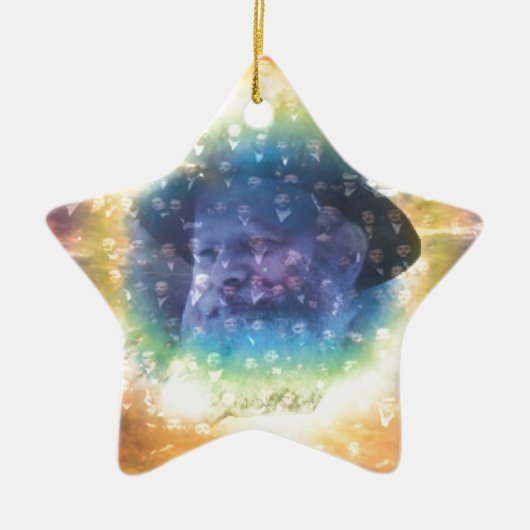 Rebbe Keramisch Ornament (Voorkant)