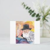 Rebbe Menachem Mendel Schneerson Briefkaart (Staand voorkant)