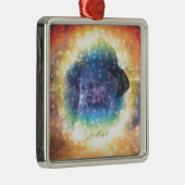 Rebbe Metalen Ornament (Rechts)