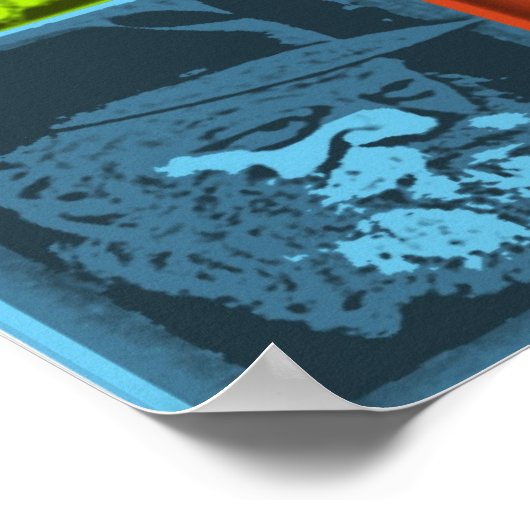 Rebbe Pop Art Poster (Hoek)