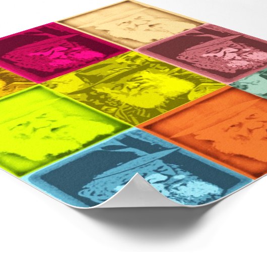 Rebbe Pop Art Poster (Hoek)