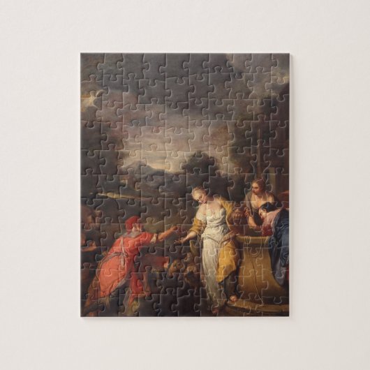 Rebecca bij de Well Legpuzzel (Verticaal)