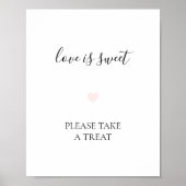 Rebecca Bruidstaart Tafel Trouwbord Poster (Voorkant)