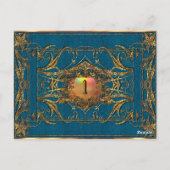 Rebecca Carlton Victoriaans Briefkaart (Achterkant)