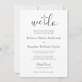 Rebecca Christelijk kruis & hart We wedden Kaart