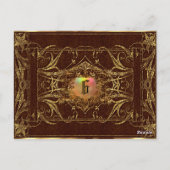 Rebecca Corgi Victoriaans Briefkaart (Achterkant)