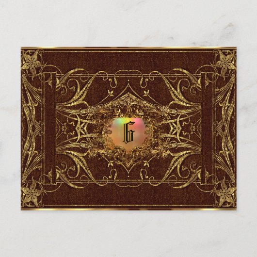 Rebecca Corgi Victoriaans Briefkaart (Voorkant)