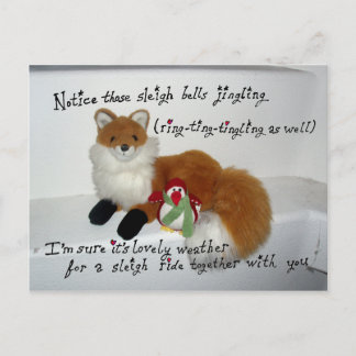 Rebecca en Amy in ... "Sleigh Bells" Briefkaart