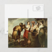 Rebecca en Eliezer bij The Well, c.1665 Briefkaart (Voorkant / Achterkant)