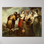 Rebecca en Eliezer bij The Well, c.1665 Poster (Voorkant)