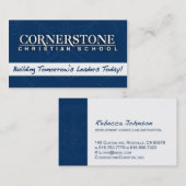 Rebecca Johnson's Visitekaartje (Voorkant / Achterkant)