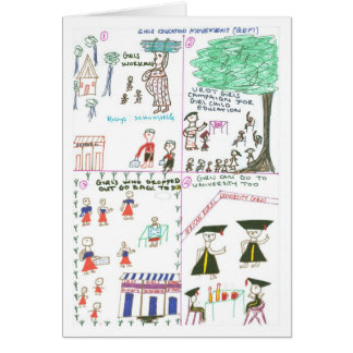 Rebecca legt de Beweging van het Onderwijs van Mei