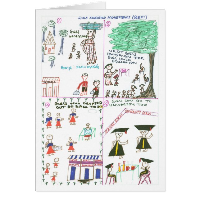 Rebecca legt de Beweging van het Onderwijs van Mei (Voorkant)