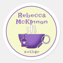 Rebecca McKinnon Mystery Auteur Logo Stickers