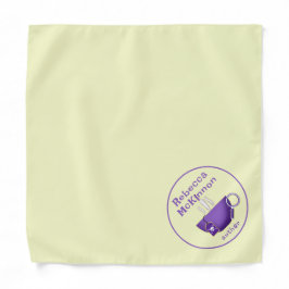 Rebecca McKinnon Mystery Schrijver Logo Handkerchi Bandana