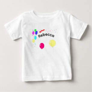 "Rebecca" Meisjesnaam Met Ballonnen,