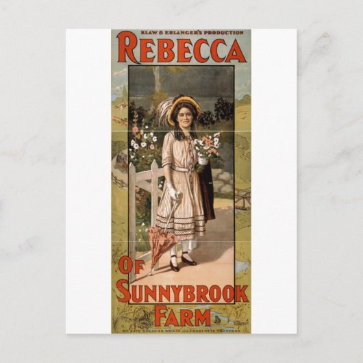 Rebecca of Sunnybrook Boerderij Stage Adaptation 1 Briefkaart (Voorkant)