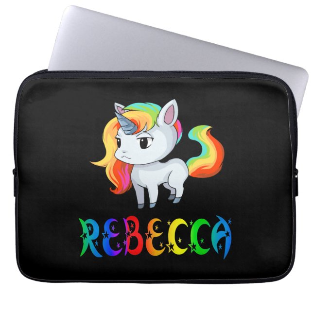 Rebecca Unicorn Laptop Sleeve (Voorkant)