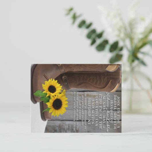 RebeccaShower Briefkaart (Staand voorkant)