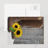 RebeccaShower Briefkaart (Voorkant / Achterkant)