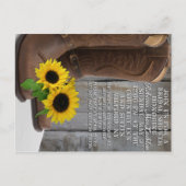 RebeccaShower Briefkaart (Voorkant)