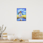 Rebekah bij de Well Poster (Keuken)