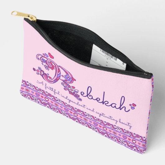 Rebekah naam te beginnen met R meisjes potlood hoe Etui (Open)
