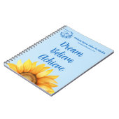 Rebekah’s Legacy Dream • Believe • Achieve Journal Notitieboek (Linkerzijde)