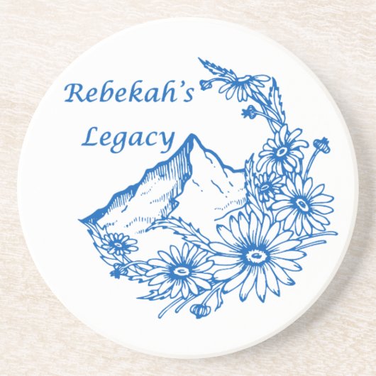Rebekah's Legacy Zandsteen Onderzetter (Voorkant)