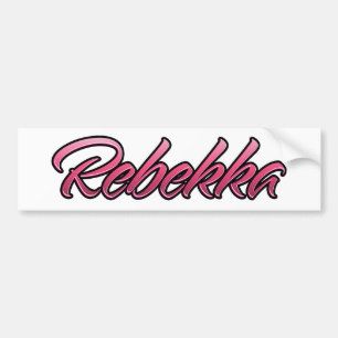 Rebekka roze Aufkleber Sticker