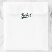 Rebel 1 ronde sticker (Tas)