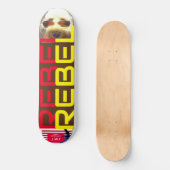REBEL 8 1/4"Skateboarddek Persoonlijk Skateboard (Voorkant)