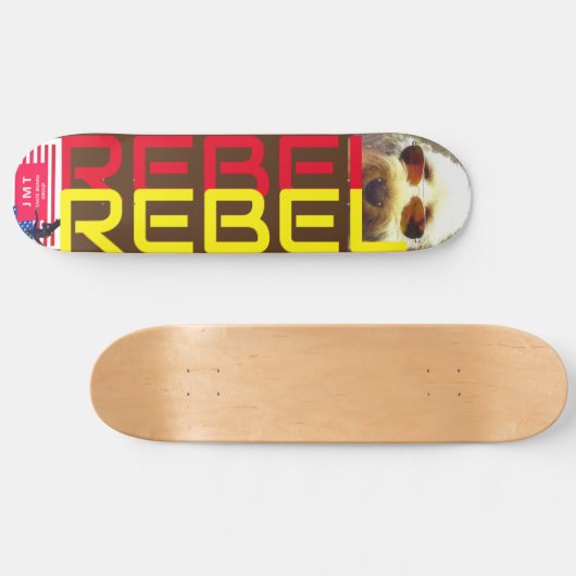 REBEL 8 1/4"Skateboarddek Persoonlijk Skateboard (Horizontaal)