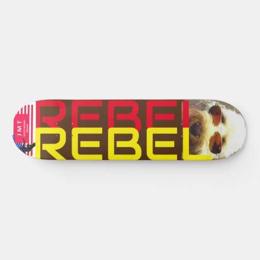 REBEL 8 1/4"Skateboarddek Persoonlijk Skateboard (Horizontaal)