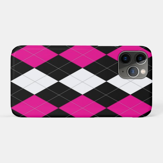 Rebel Argyle iPhone Case (Achterkant (horizontaal))