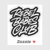 Rebel Babes Club Sticker (Vel)