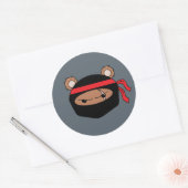 Rebel Beer Ninja Ronde Sticker (Envelop)