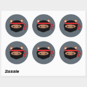 Rebel Beer Ninja Ronde Sticker (Vel)