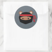 Rebel Beer Ninja Ronde Sticker (Tas)