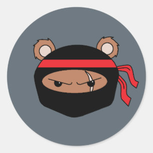 Rebel Beer Ninja Ronde Sticker