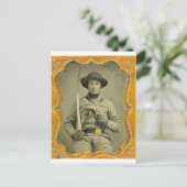 Rebel Calvalryman Briefkaart (Staand voorkant)