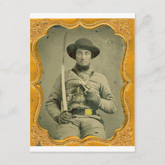 Rebel Calvalryman Briefkaart