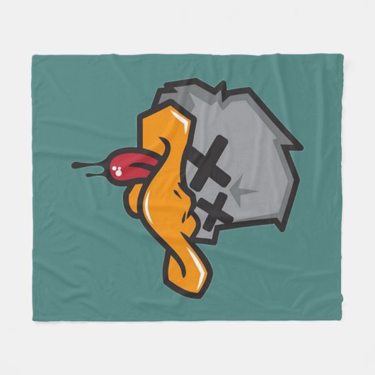 Rebel Duck Fleece Deken (Voorkant (Horizontaal))