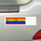 Rebel Femme Bumpersticker (Op auto)