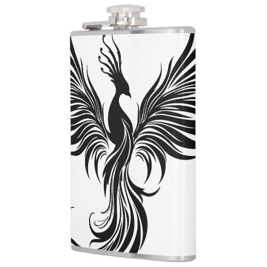 Rebel Flame – Phoenix Vinyl Fles Heupfles (Links)