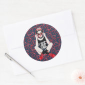 Rebel Frida Ronde Sticker (Envelop)