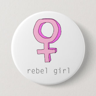 Rebel Girl Button